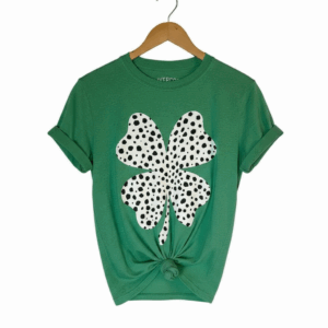 Oliver & Otis Medium Dalmatian Clover Shirt