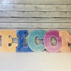 Giant 12.8" WELCOME Letters