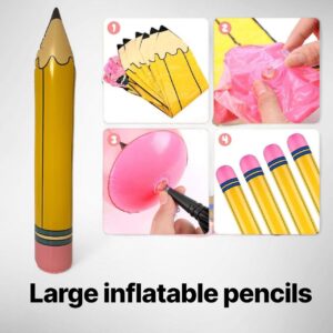 3 GIANT 27-inch Inflatable Pencils