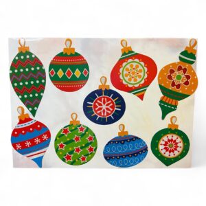 Fancy Whiteboard Christmas Magnets
