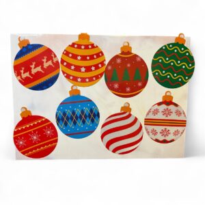 8 Whiteboard Christmas Ornament Magnets