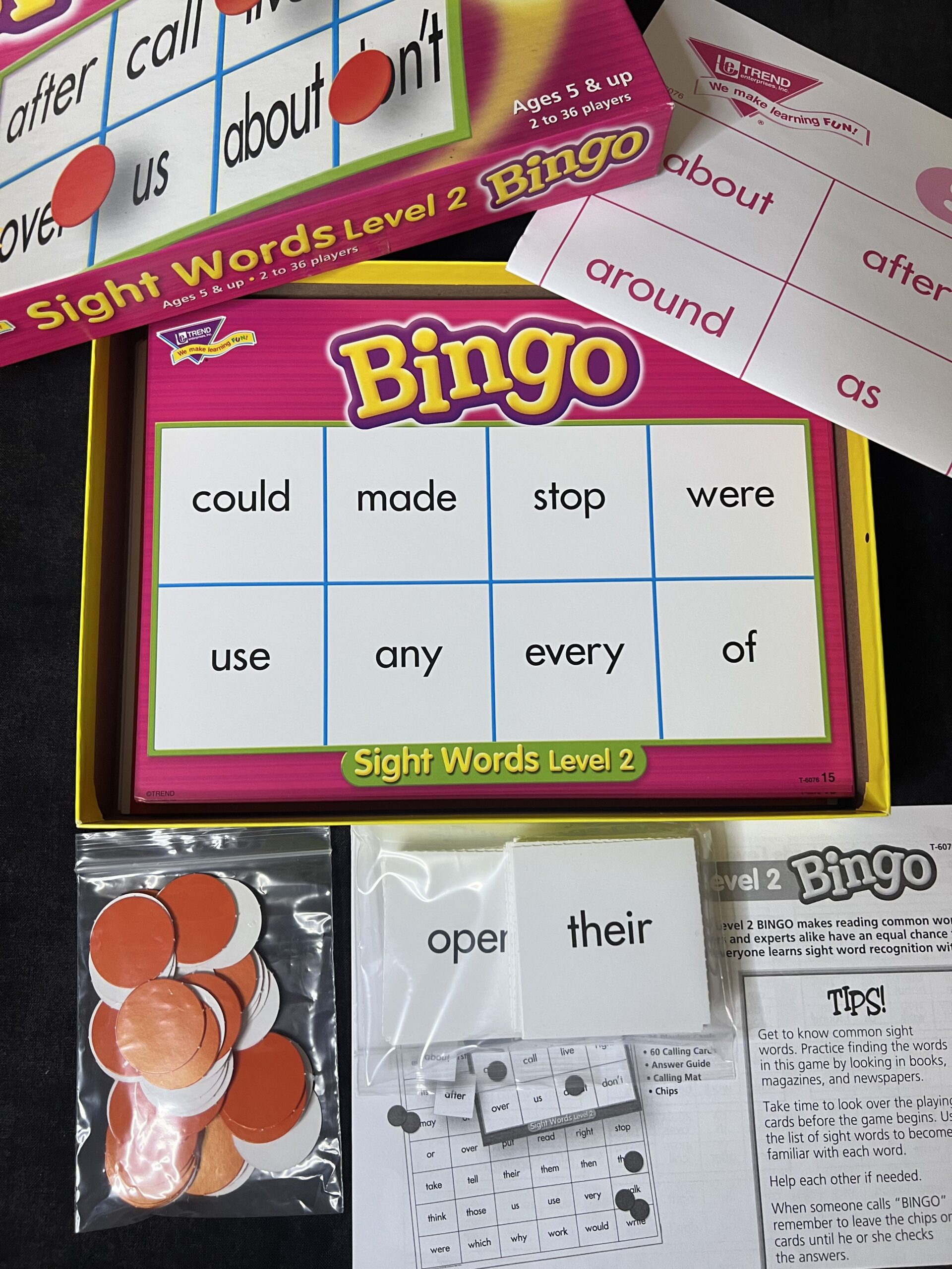 Sight Word Bingo - Level 2 - Image 2