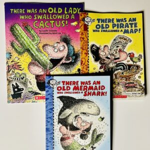 There was an Old Lady.... 3 Paperback Book Bundle