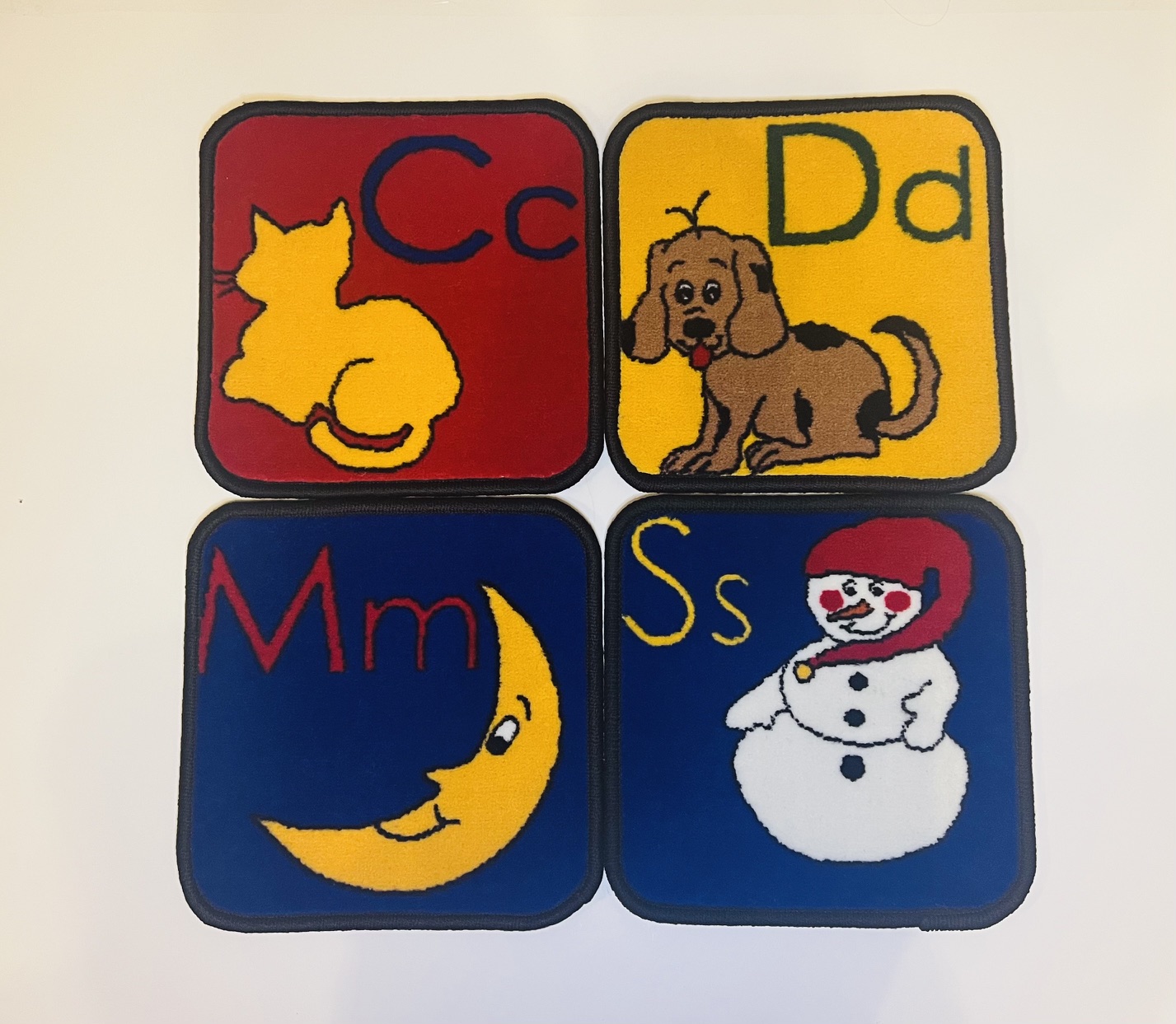 Classroom Carpet Squares — Set of 4