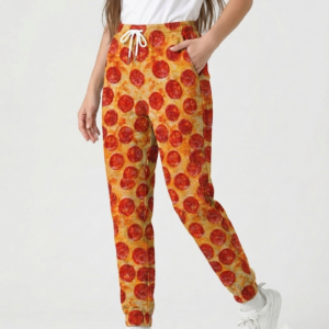 Fun Teacher Novelty Pizza Pants