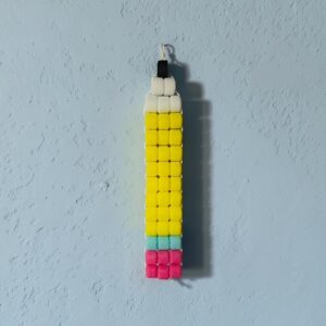 Extra Large Foam Pony Bead Pencil Wall Decor