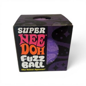 Authentic SUPER NeeDoh Purple Fuzz Ball