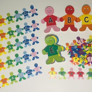 Rainbow Kids Capital Letter Alphabet, Border and Mini Letter Kids