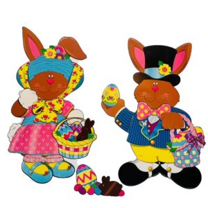 Vintage Giant Easter Bunny Duo from Carson Dellosa