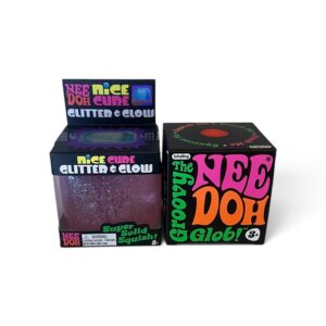 Needoh Glitter & Glow and Groovy Glob