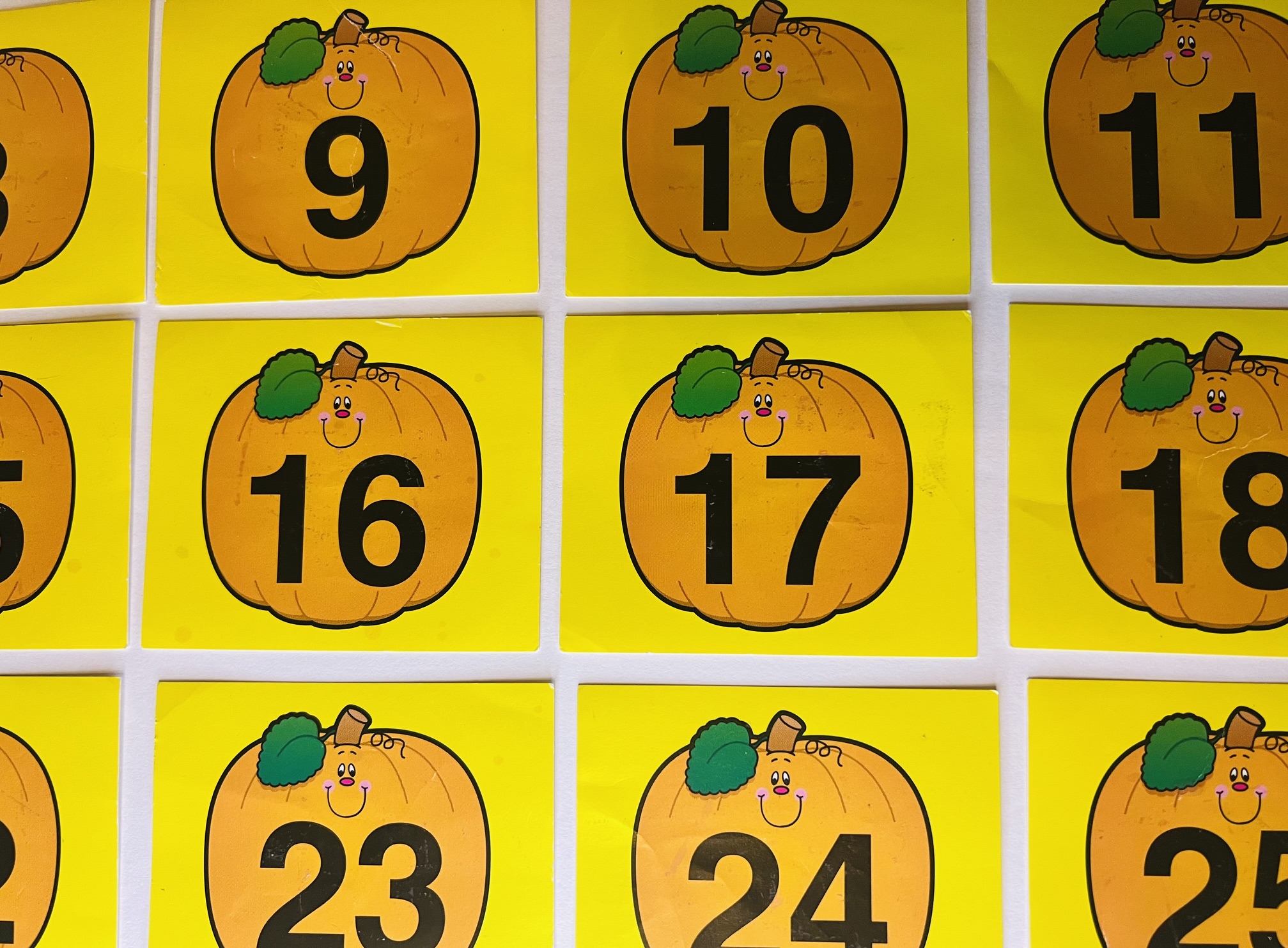 Carson Dellosa Pumpkin Calendar Cover Ups - Image 2