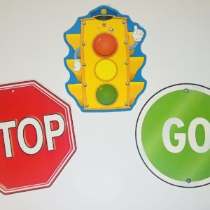 Carson Dellosa Stop Light, Stop and Go Large Accents