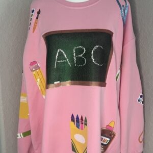 Hazel Mae Sequined Teacher Pullover (3XL)