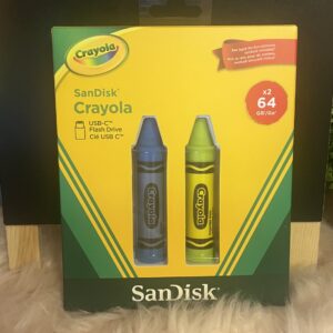 Crayola 64 GB USB-C Flash Drive (2 Pack)