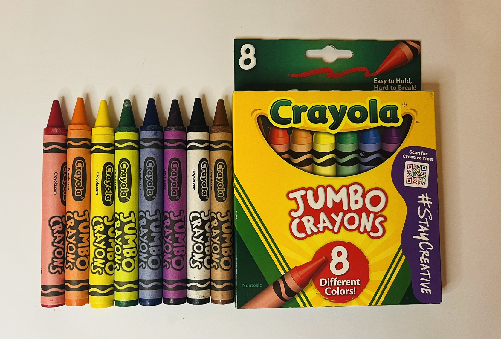 4 Packs of 8 Jumbo Crayola Crayons - Image 2