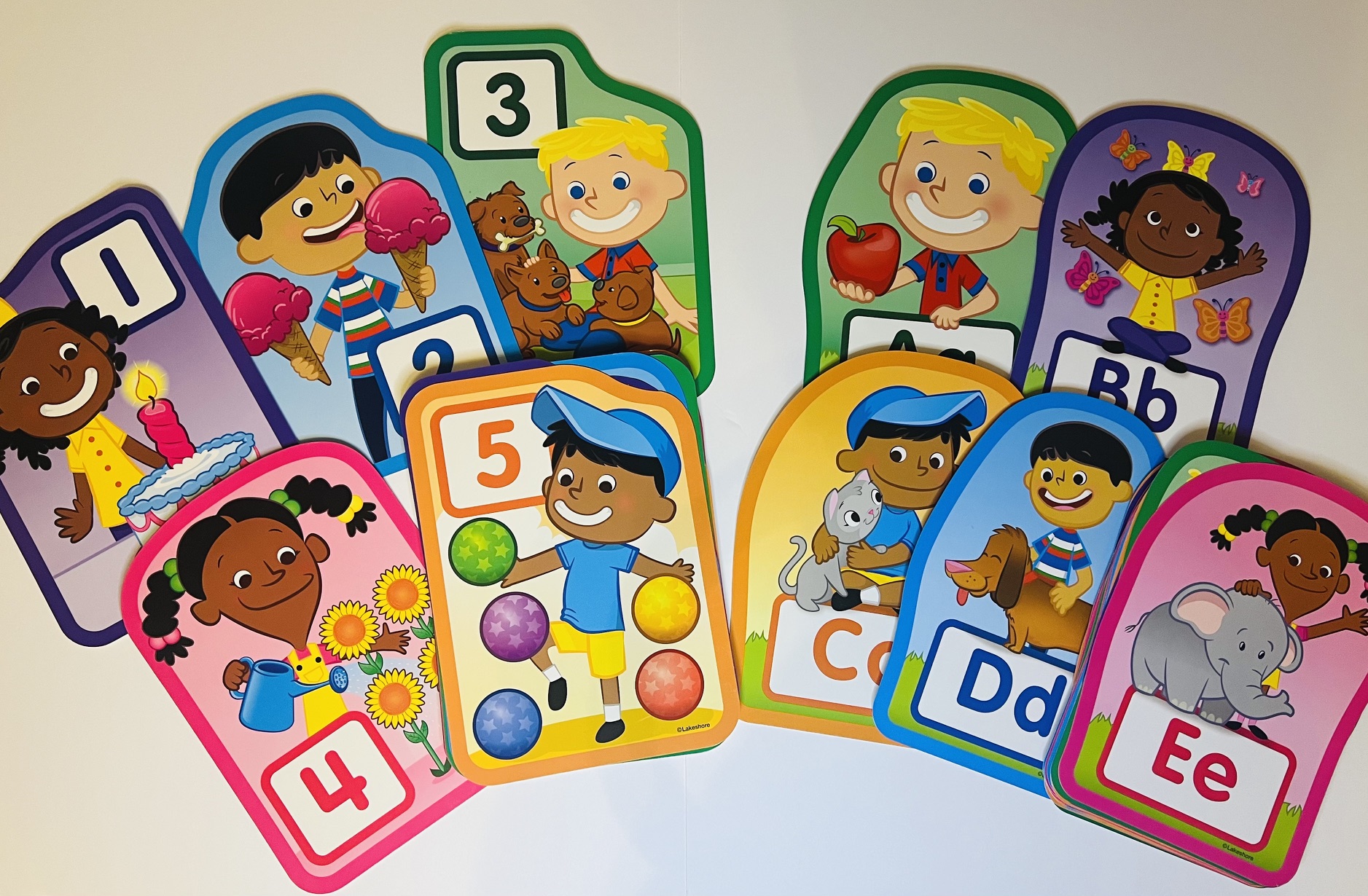 Lakeshore Kids Alphabet, Number and Color Cards