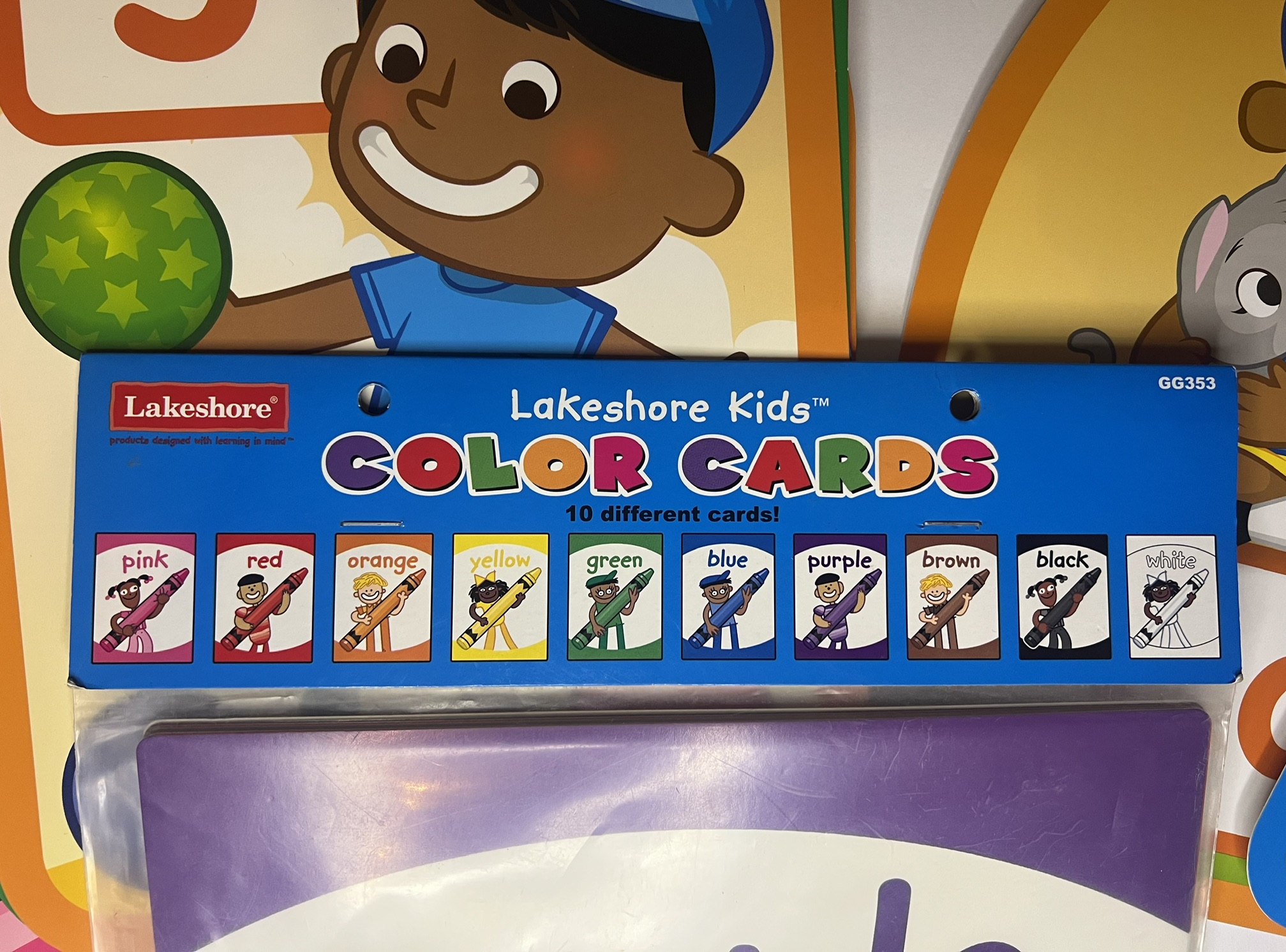 Lakeshore Kids Alphabet, Number and Color Cards - Image 3