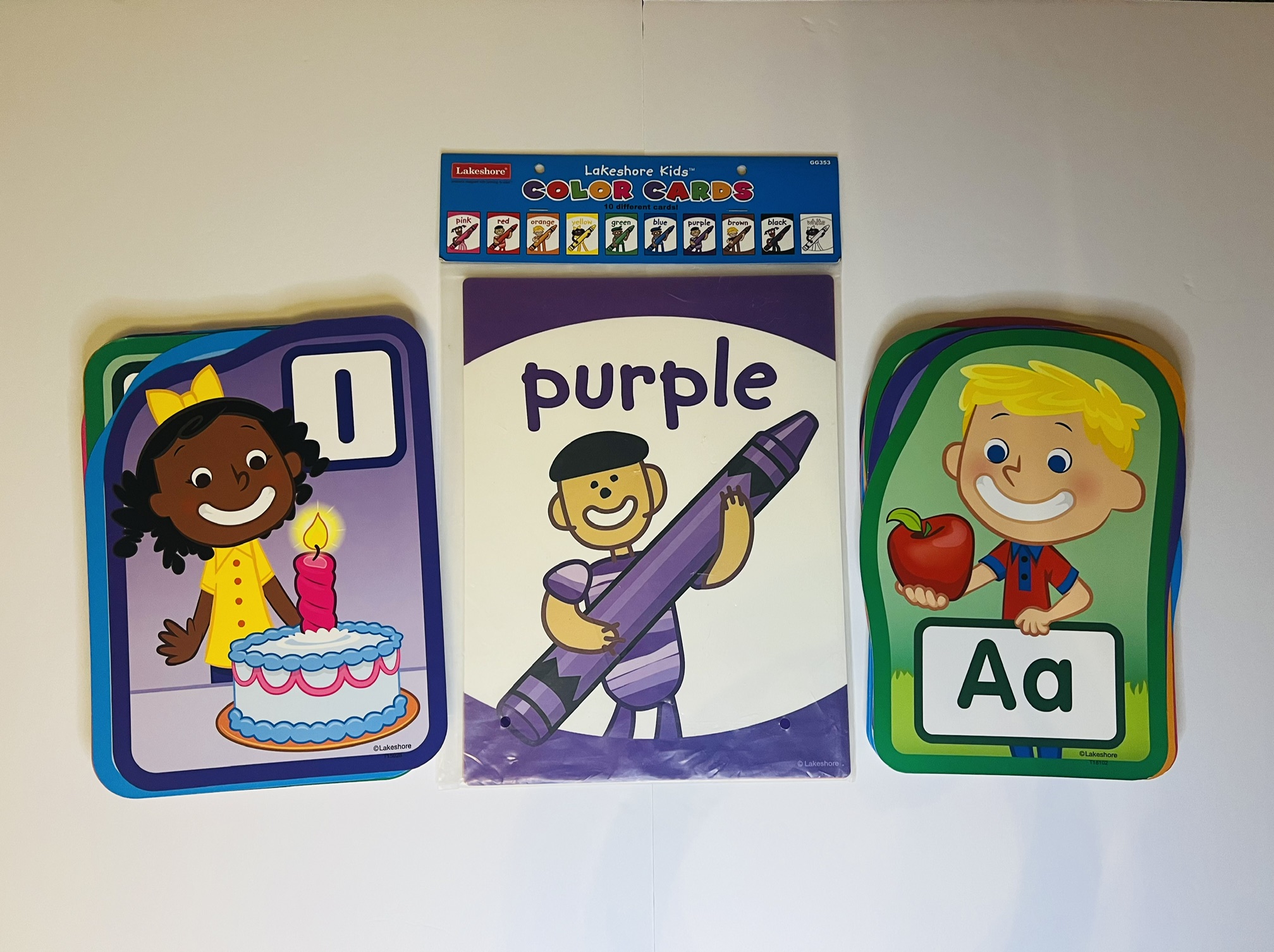 Lakeshore Kids Alphabet, Number and Color Cards - Image 2