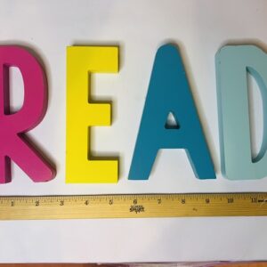 R-E-A-D Letters