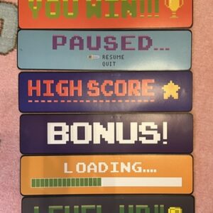 Video Game Themed Large Accents